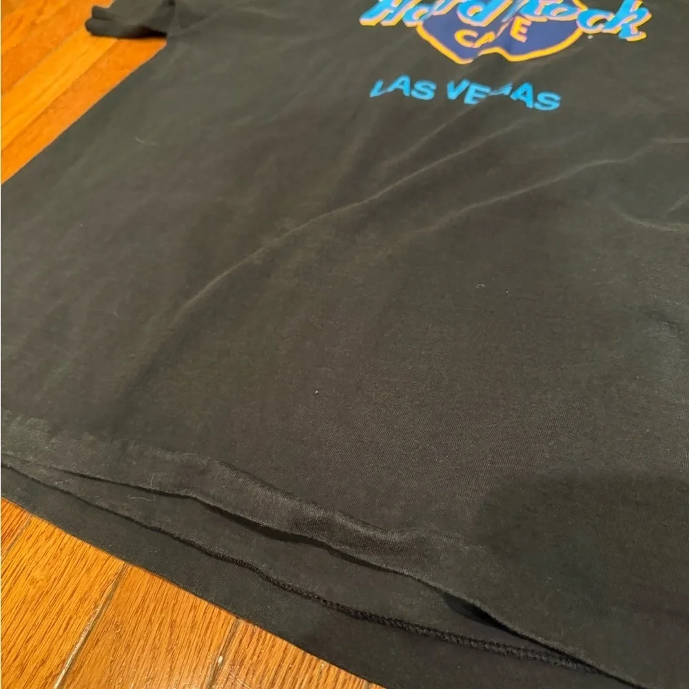 Vintage 90s Hard Rock Cafe Las Vegas Black T Shirt - Picture 5 of 6
